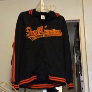 S.F. GIANTS ZIPPERED FRONT JACKET